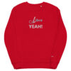 unisex-organic-sweatshirt-red-front-681c5c8b83dfc.jpg